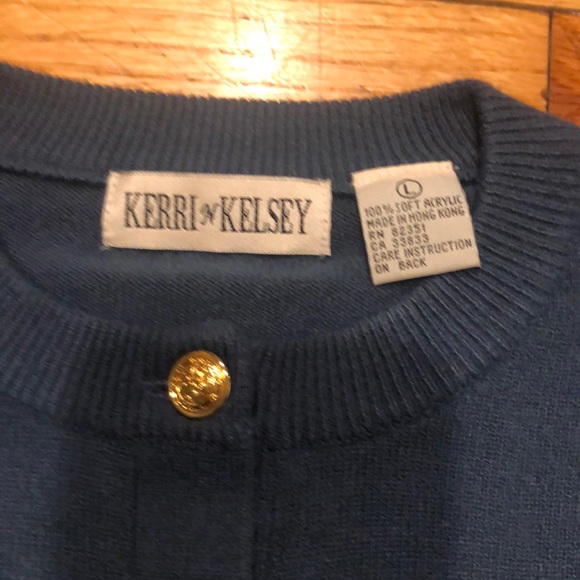 VINTAGE FABULOUS CARDIGAN FOREST GREEN - Picture 5 of 8